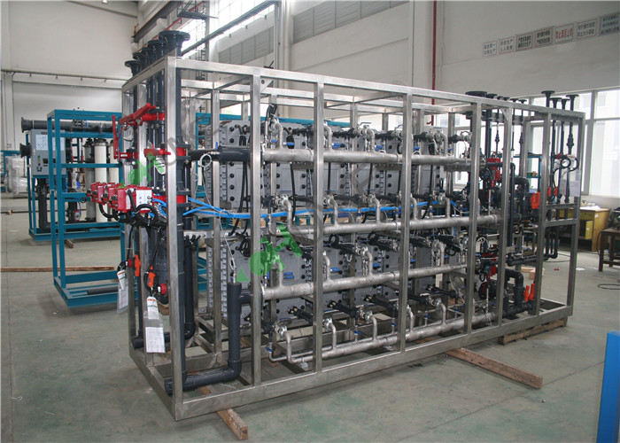 PLC Control Electric EDI Water Treatment Plant For RO Water Filter System
