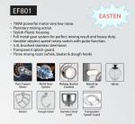 Eeasten Fashion Stand Mixers / 700W High Power Food Mixers for Egg / 4.5 Liters