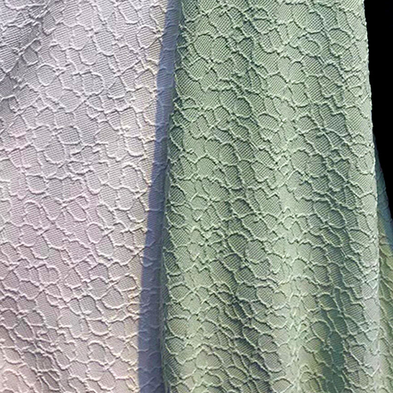 Bubble Geometric 190gsm 3 spandex 97 Polyester Jacquard Fabric OEM ODM