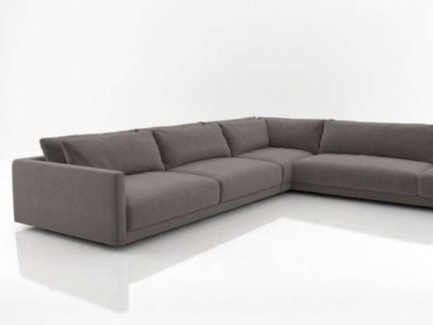 Advanced customized L Shaped simple large and small size Italian sofa