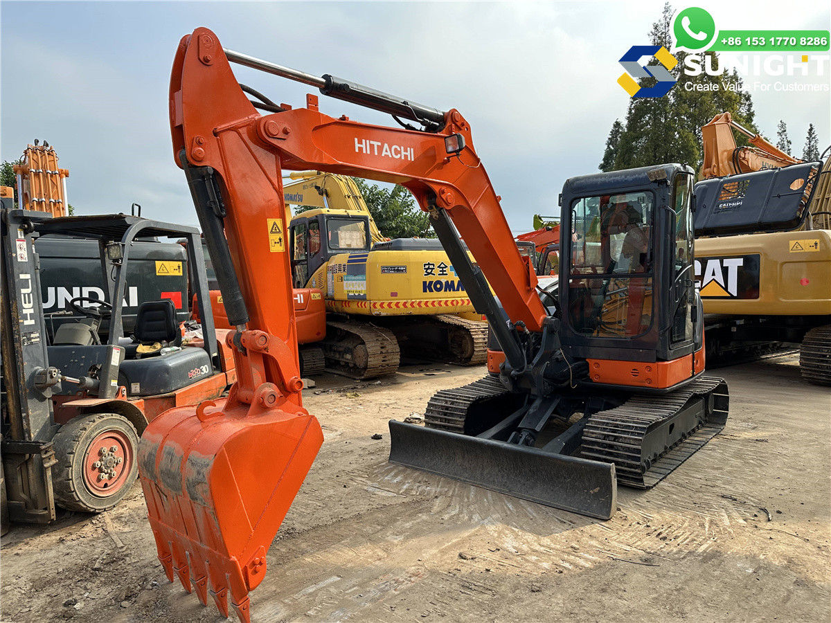 Deft Design Japan Used Excavator Hitachi ZX65U Hydraulic Backhoe Used ZX65U 6.5tons Mini Digger