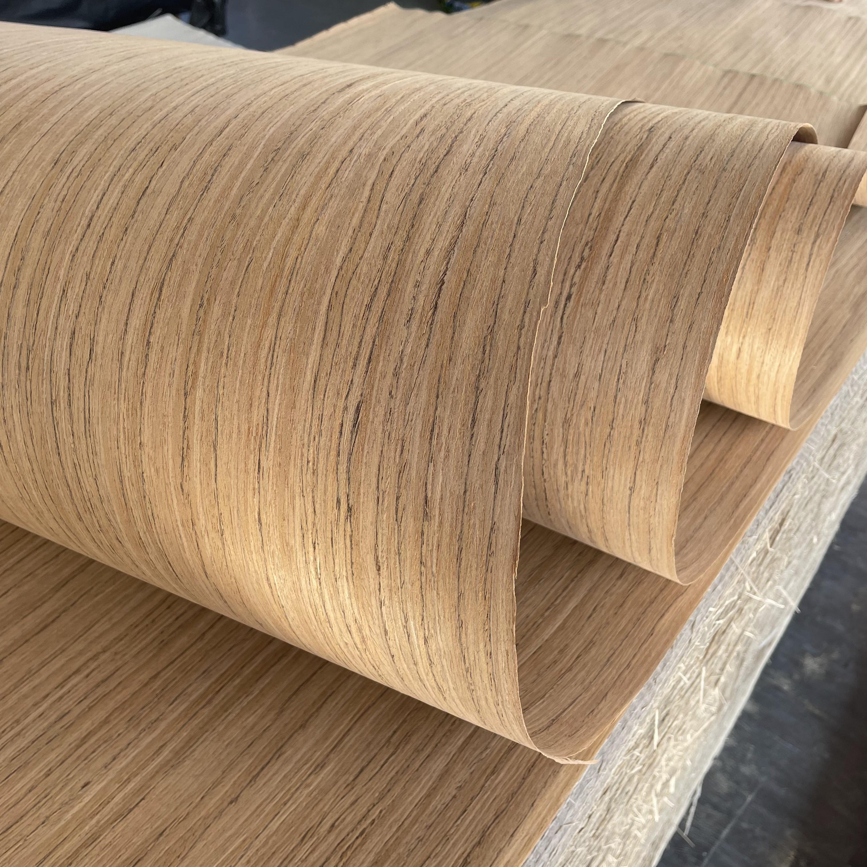 Engineered Teak Fineline Wood Veneer 2500*640mm Venners Living Room Office Meeting Room Hall