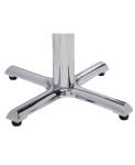 1107 Modern fashionable CHROME steel pedestal table base Aluminum Table legs