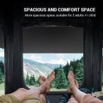 Hardshell Aluminum Clamshell Light 4 Person Roof Top Tent