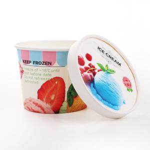 China FDA TUV 16oz 26oz Disposable Ice Cream Cups Biodegradable wholesale