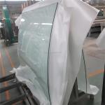 Curtain Walls Clear Tempered Glass Curved Bent Laminating Toughened Low Iron