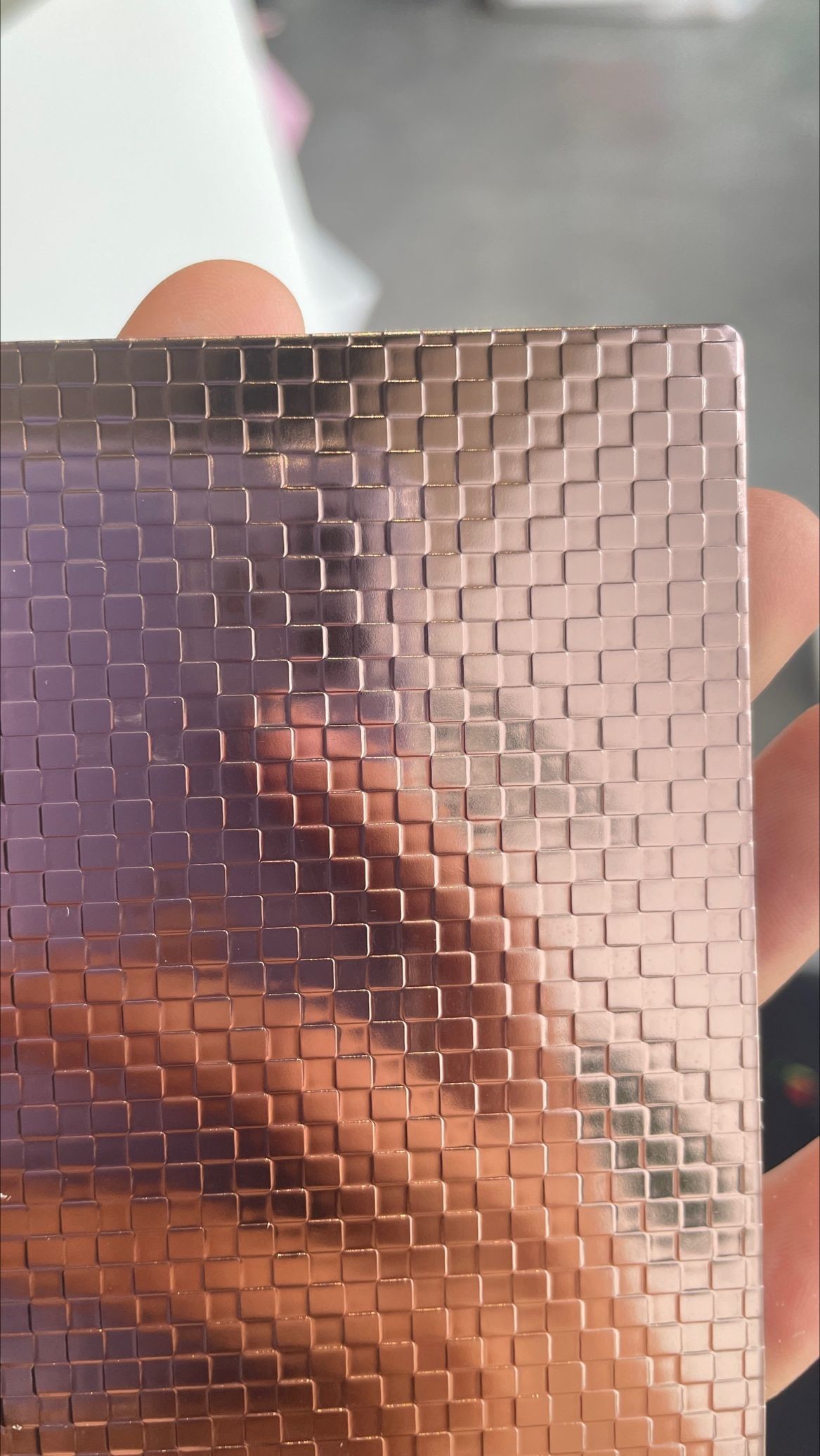 sus 304 stainless steel embossed checkered pattern textured sheet metal panels