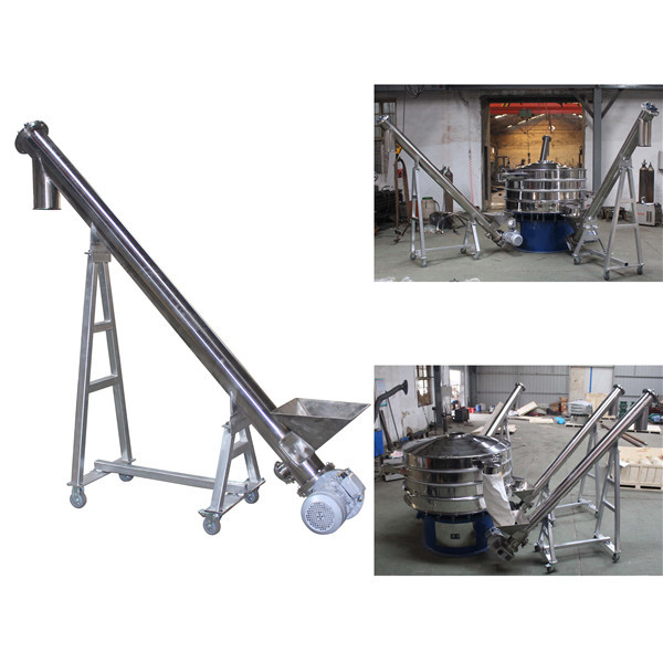 Cement Lime Powder Inclining Electric Screw Feeder