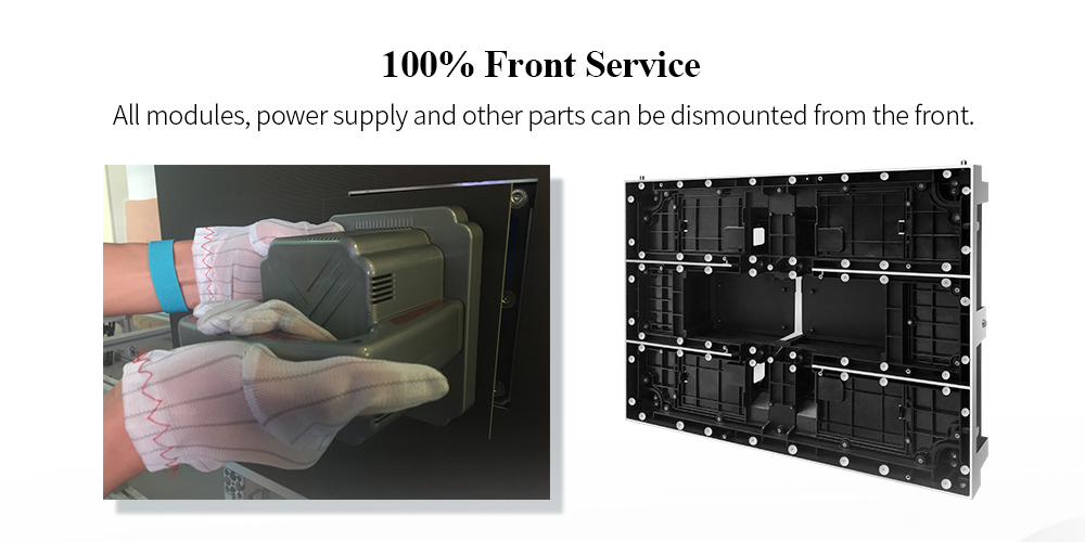 IP31 Rated Network Control Indoor Fixed LED Display P2.6 LED Screen For Mall Advertising