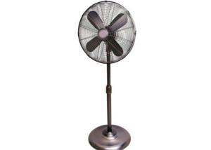 China Vintage 400mm Electric Retro Floor Fan Wide Area Oscillation Heavy Duty Blade wholesale