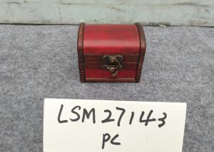 China home OBM Hinged Lid 9x6.5 Leather Storage Chests wholesale