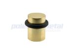 Black Solid Brass Decorative Door Hardware Contemporary Flat Top Door Stop