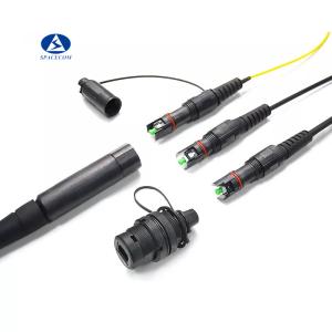 China IP67 Waterproof Fiber Optic Connector , Singlemode FTTA Pigtail Jumper Wire wholesale