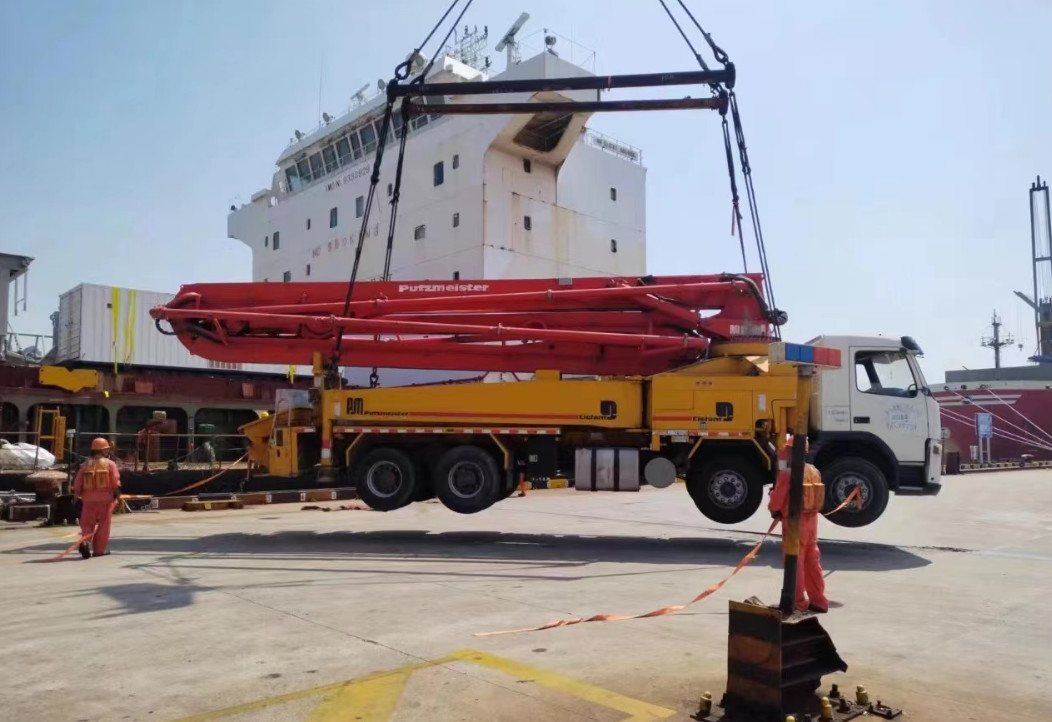 Sany Used Concrete Pump Truck 62m Truck Mounted Concrete Pump Second Hand