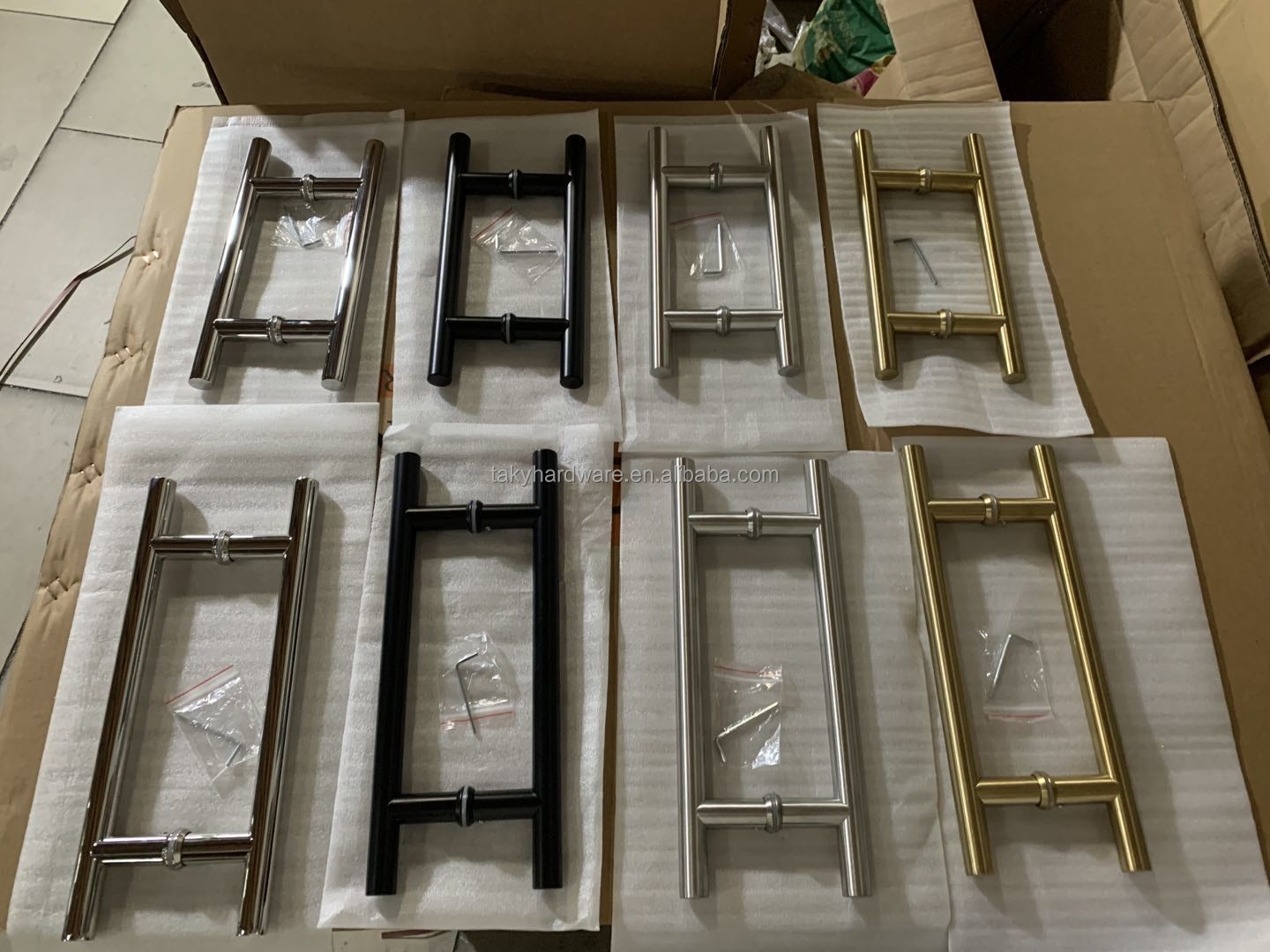 Modern Minimalist Chinese European Style Door Window Pull Handles for Shower Room
