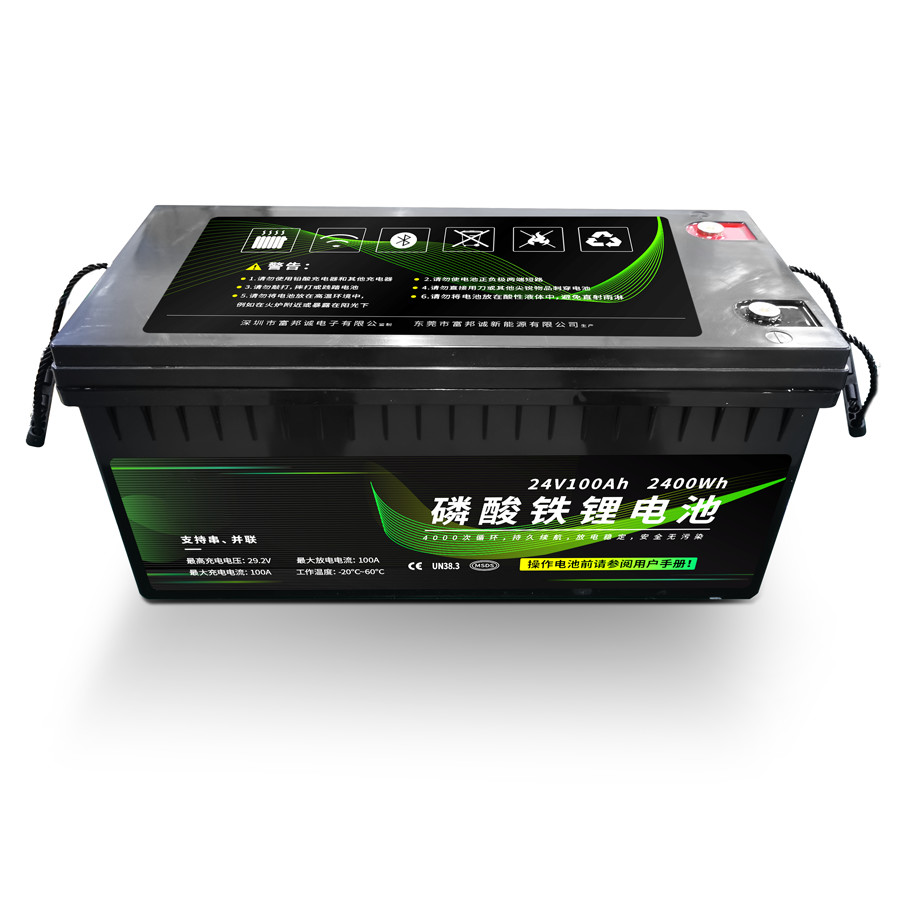 2400Wh 24V LiFePO4 Lithium Battery Pack 100ah Durable For Industrial