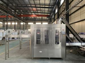 China Beverage 3 In 1 Rinsing Filling Capping Machine Industrial Water Bottling Equipment wholesale