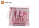 Personal Care Pink Jar Mini Travel Cosmetic Bottles Set Empty Travel Size