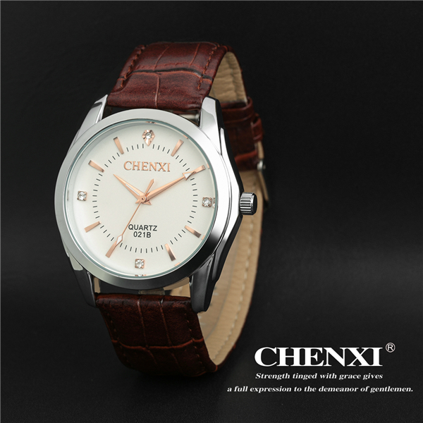 Cheap Price 10pcs/Lot Bulk Order Stainless Steel Caseback Wine Black Leather Watch Unisex