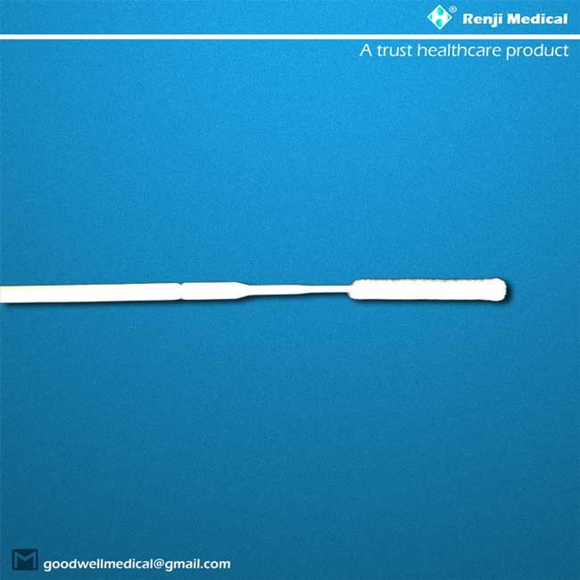 Renji Medical Viral Sampling Swab , Sterile Nasopharyngeal Flocked Swabs