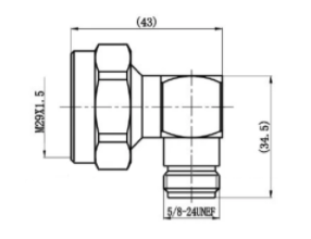High Performance RF Coaxial Connector / Coax Cable Types Connectors
