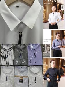 China Lady Polo Dress Shirts Fashion Summer Regular Shirts Formal Dress Kcs32 wholesale