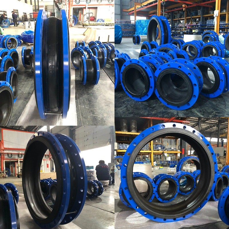 Pumb Valve Connector Carbon Steel Flange Type Epdm Rubber Expansion Joint Oil-resistant NBR Rubber Expansion Joint For Gas Stations