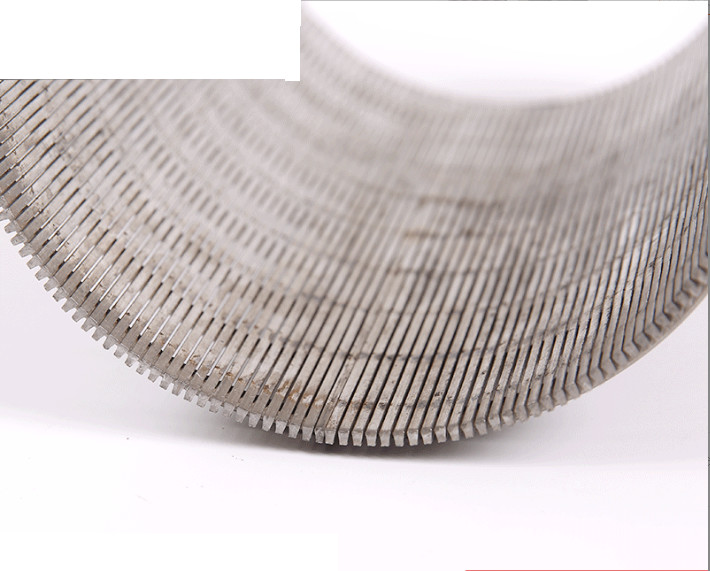 Customized Johnson Wedge Wire Screens V Shaped Wrapped Slot Pipe Filter