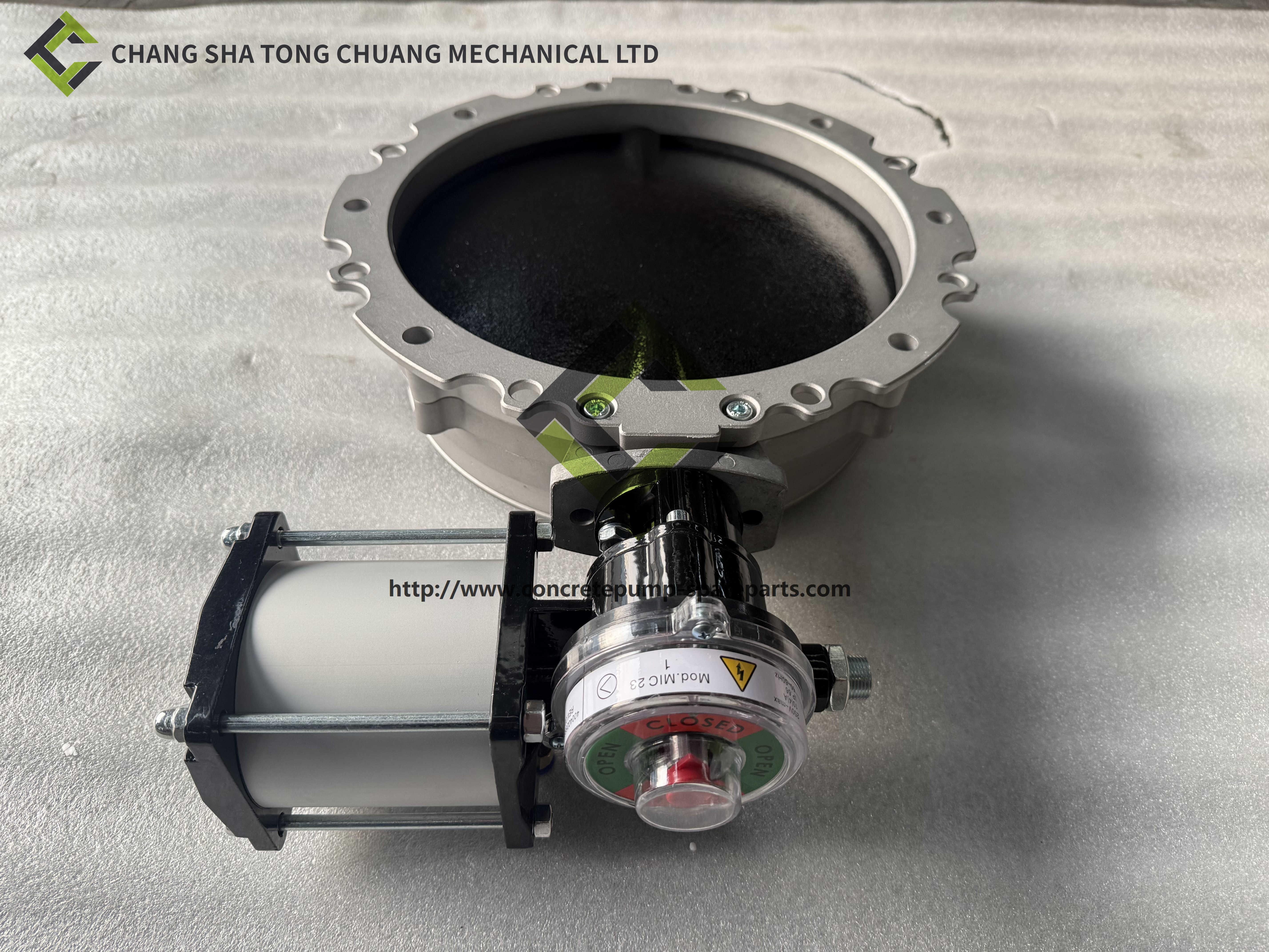 V1FS250GBN Single Flange Pneumatic Butterfly Valve 12.4kg for Mixing Plant Efficiency
