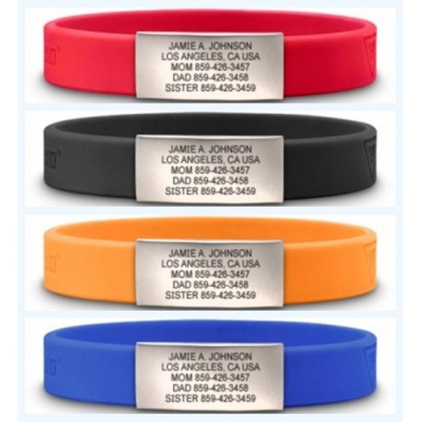 www.google.com custom color custom size silicone bracelet with metal