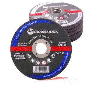 China 125x6.4x22mm En12413 Resin Bonded Grinding Wheel Polishing Carbon Steel wholesale