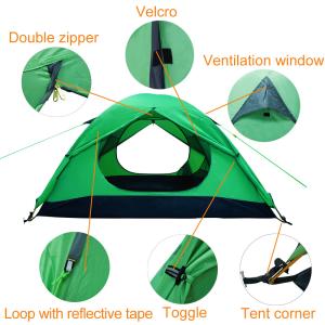 China Ultralight 5.6 Lbs Nylon SGS Outdoor Camping Tent wholesale