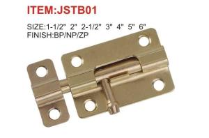 China Corrosion Resistance Iron Tower Bolt Lock 3'' 4'' 5'' 6'' Customized Colors wholesale