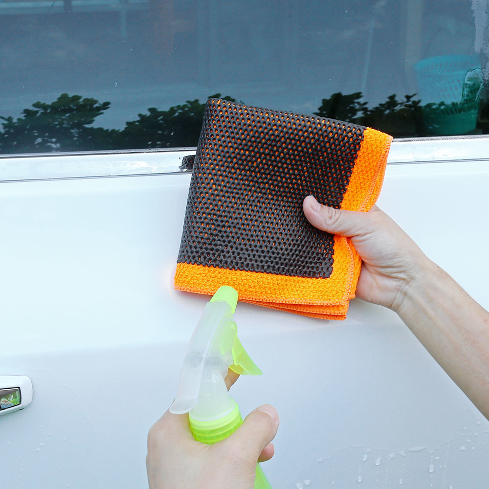 Microfiber 30*30cm Car Clay Towel With BSCI Certification Square Shape