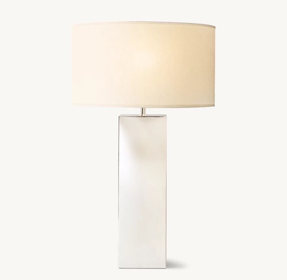 Solid Brass Base 60W E26 Bedroom Table Lamps For Nightstands