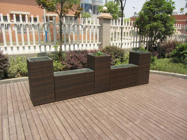 Quality Patio Wicker Flower Pot for sale
