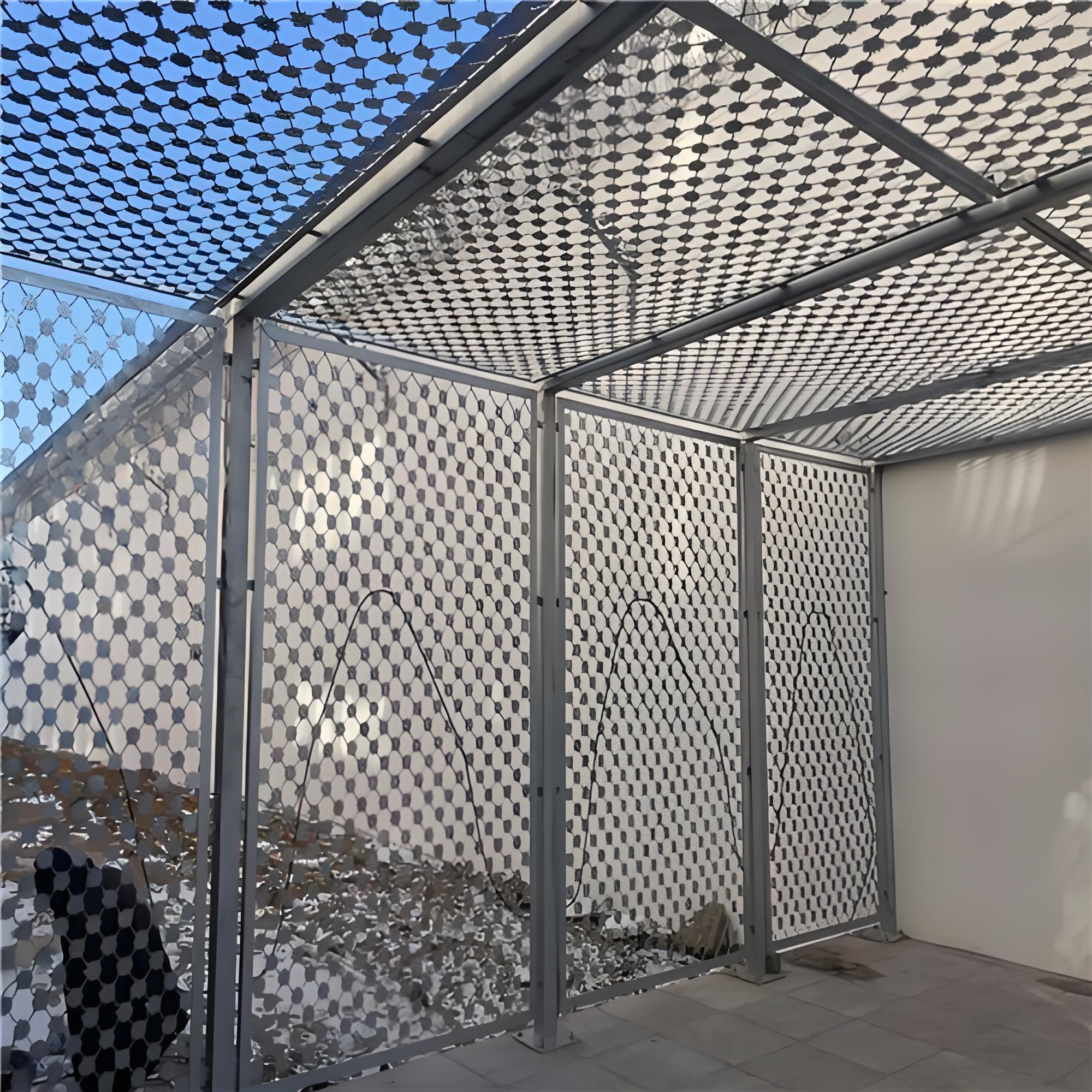 Galvanized Powder Coated Wire Mesh Fencing 8FT Expanded Mesh Fence for Prosion