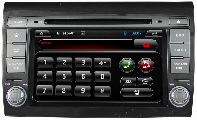 Ouchuangbo multimedia player Fiat Bravo 2007-2012 with car radio iPod TV OCB-7011C