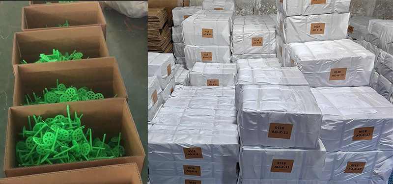 Plastic Steel Nails Red Cap Nail Insulation Fixing Wall Insulation Nail