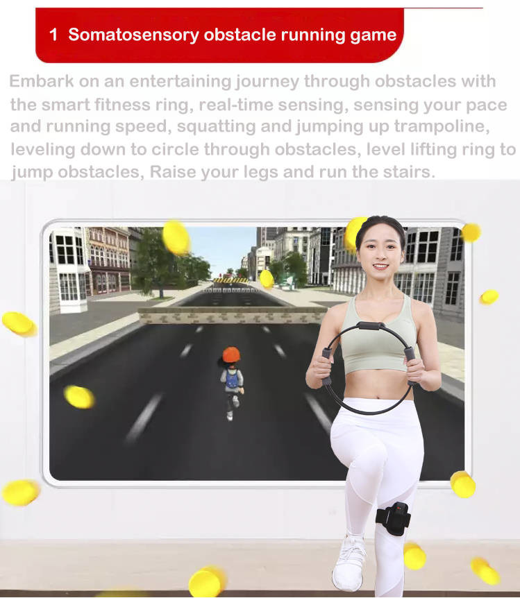 3.7V 500mAh Smart Fitness Ring Bluetooth IOT Fit Adventure Game