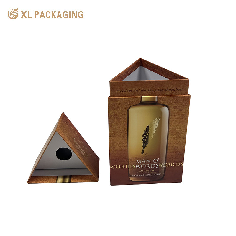 Wine Luxury Champagne Gift Box Cardboard Paper Packaging Boxes For Tequila VODKA Bottle