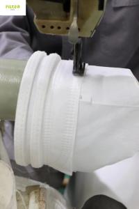 China Industrial Polypropylene PTFE PPS Aramid Fiberglass P84 Filter Sleeves 850GSM wholesale