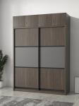 Patten Chipboard Plywood Modern Bedroom Wardrobe 2 Door Sliding Wardrobe