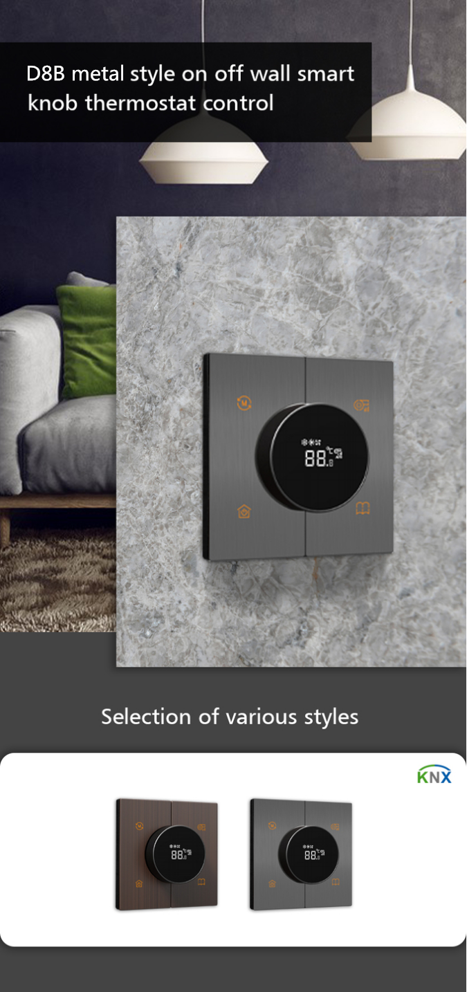 Laffey Home Smart Thermostat , KNX Bronze Temperature Control Thermostat
