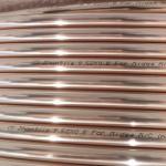 ASTM B280 99.9% Red Copper Water Pipe C11000 Size 9.5 mm 29swg 16mm 24swg Air
