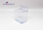 0.3mm Rigid Clear PVC Packaging Boxes Without Printing Hang Strip On Box Top