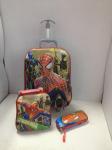 Hot sale 6D Kids Trolley 3 pcs / trolley school bags / children travel bags