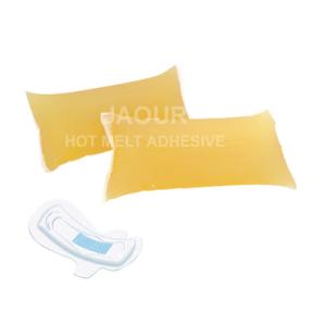 China Sythenic Rubber PSA Hot Melt Adhesive For Hygienic Sanitary Napkins wholesale