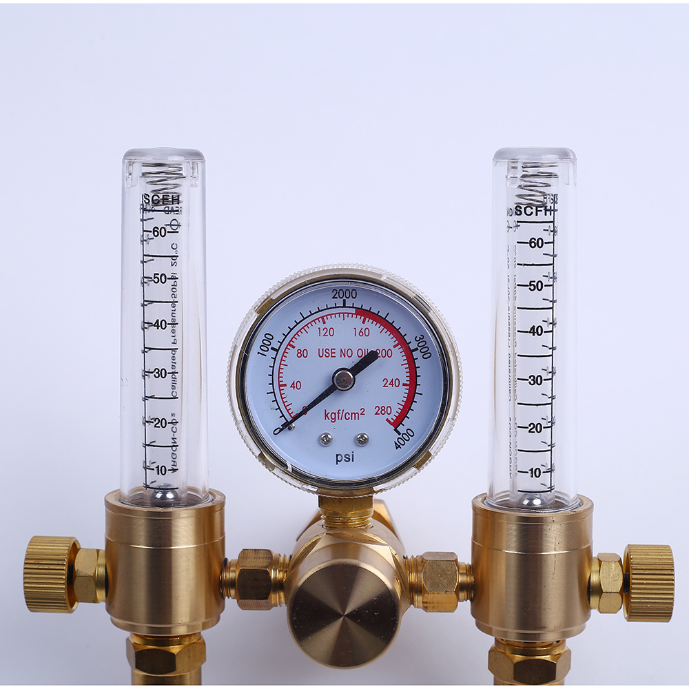 High Pressure Argon CO2 Regulator for Welder 3500 psi Pressure Gauge Standard Gases