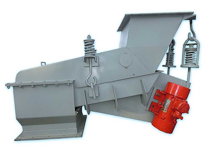 Full Enclosed Effective Vibratory Feeder Stable Compact For Mining Industry